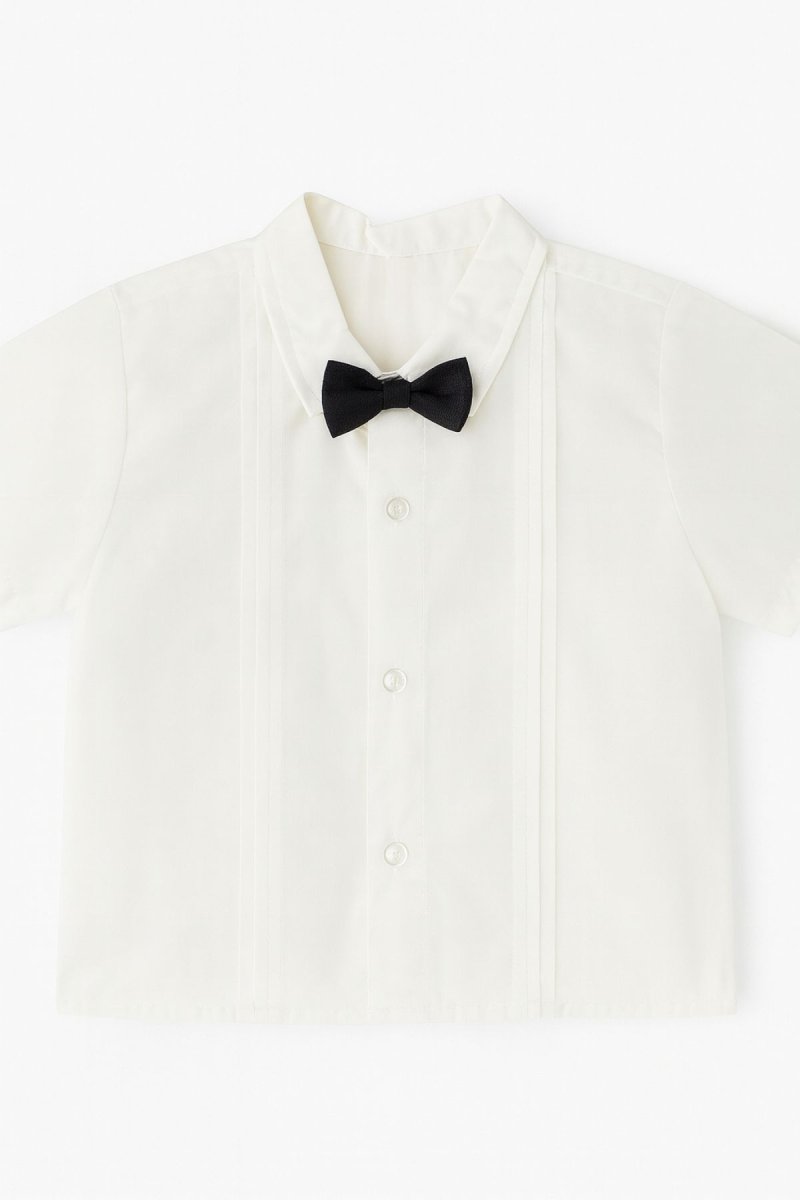 Conjunto Bautismo Pantalon y Camisa Manga Corta