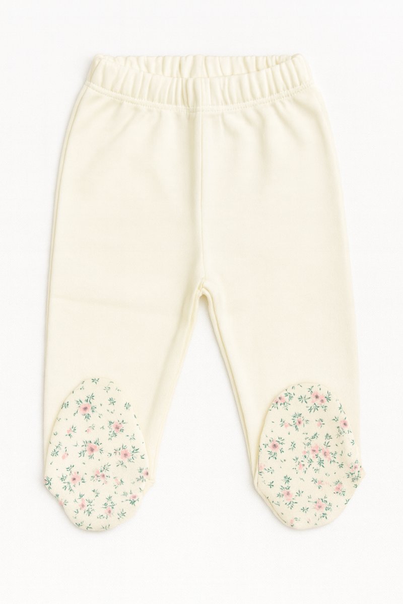 Ajuar Nacimiento Medio Osito Con Pie - Body Manga Larga y Gorro