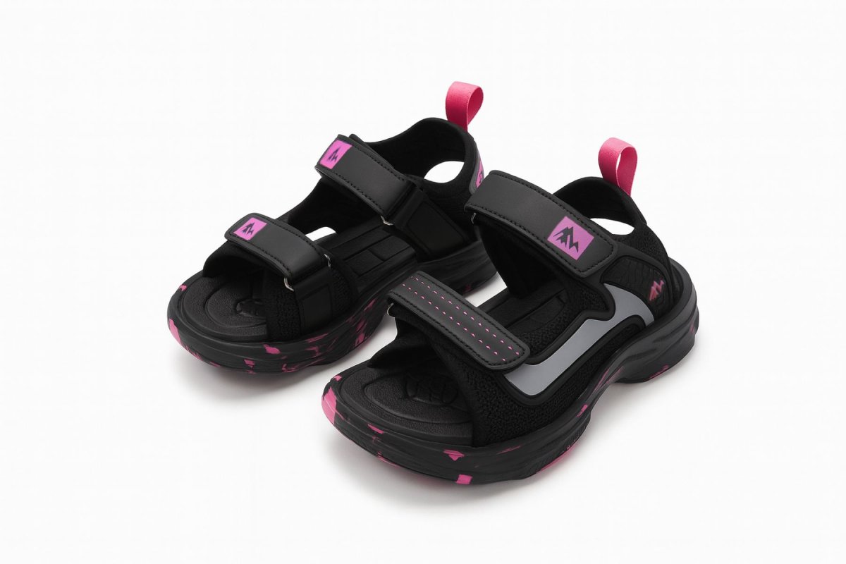 Sandalia Goma 2 Velcro Tela Gross