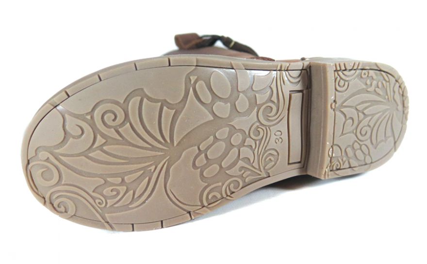 Titanitos Bota de montar con flecos cuero Erin