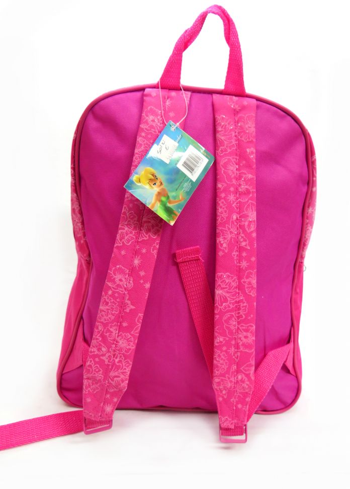 Mochila Espalda Tinker Bell Campanita espalda frente vinilico con relieves