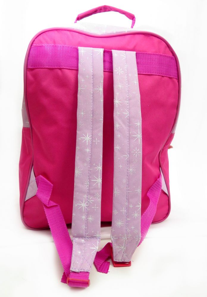 PRECIO PROMO - OUTLET POR TENER MANCHITAS EN CAMPANITA - Mochila espalda Disney Fairies - Campanita - 2 bolsillos vinilicos