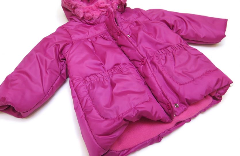 Campera - Interior de Polar - Campera con interior "Simil Piel" - "Glitter Rosario"