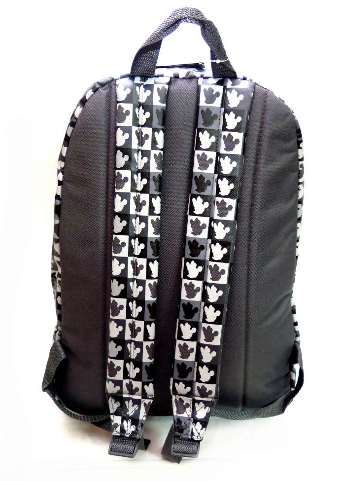 Mochila espalda Minnie Mickey super 60's blanca negra gris o colores con caritas de minnie