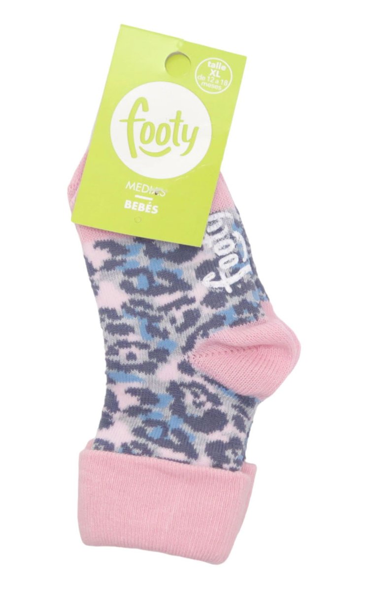 Media estampada fantasia con puño