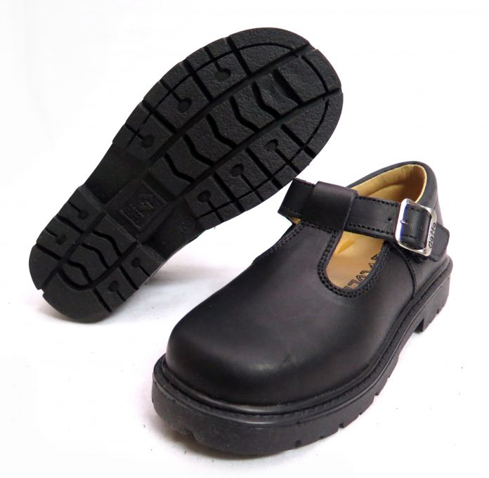 Zapato Calzado Colegial Guillermina Con Hebilla