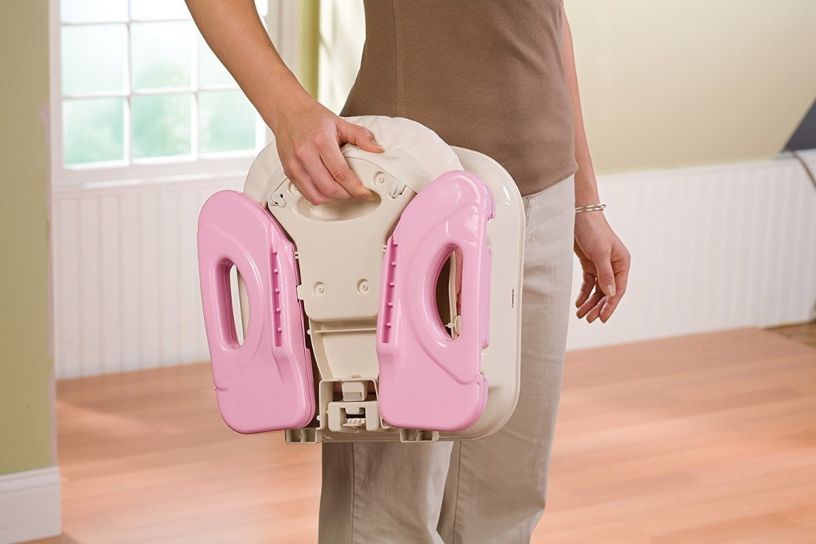 Silla booster para comer Deluxe con funda de tela
