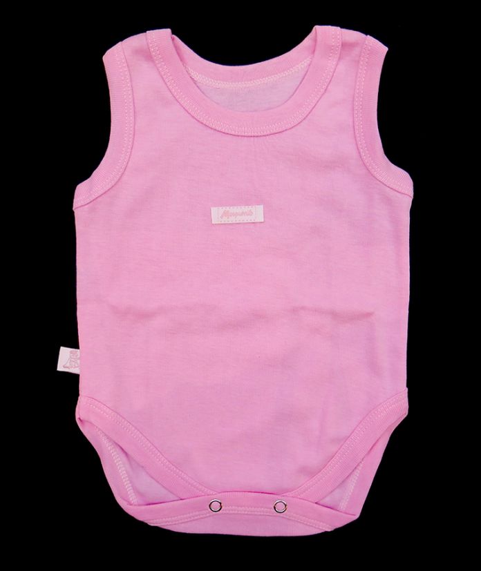 Body Sin Manga Liso de Algodon