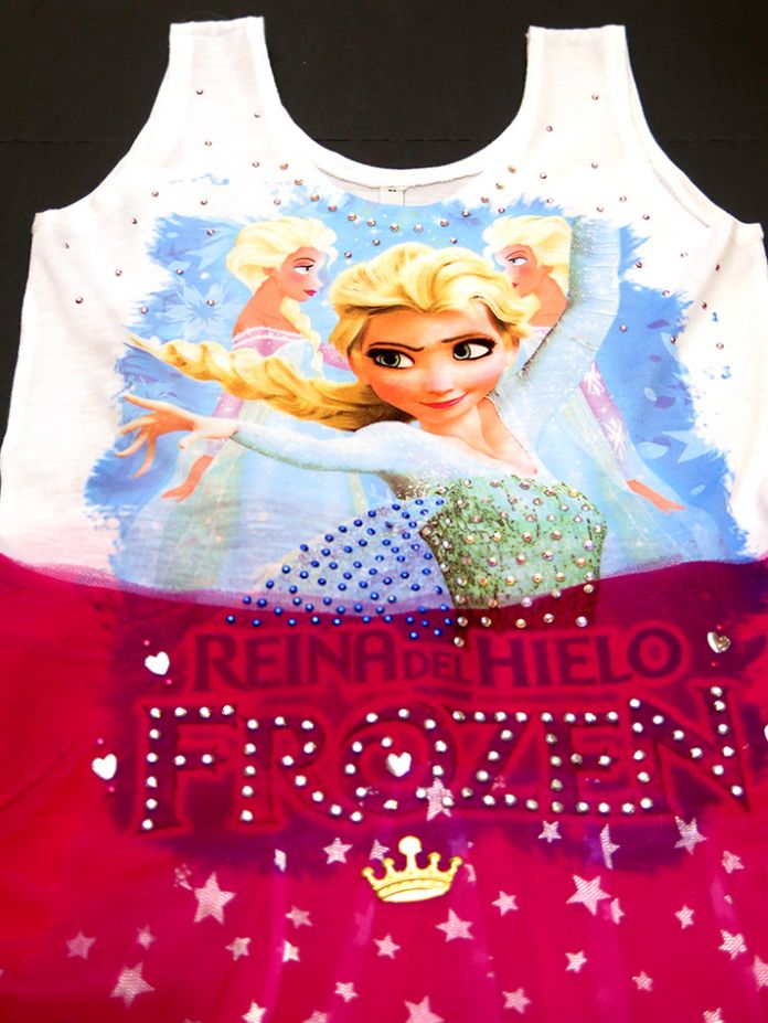 Vestido Tipo Disfraz Frozen