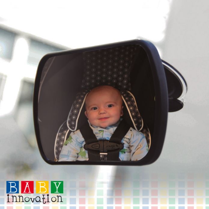 Espejo Retrovisor Para Auto Multiuso (Delantero Y Trasero) - Colocable Con Sopapa o Abraza Apoyacabeza
