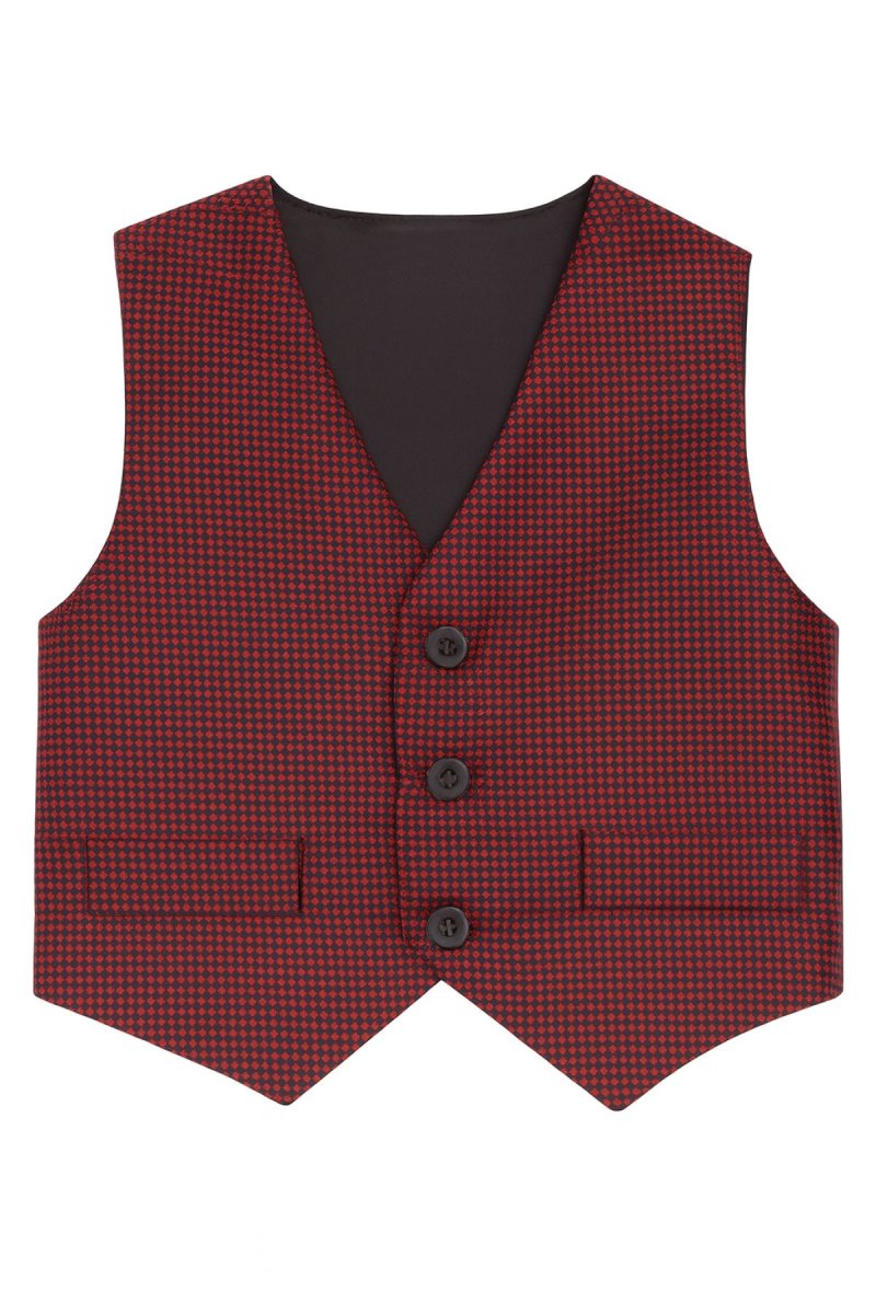 Conjunto Chaleco Camisa, Pantalon y moño