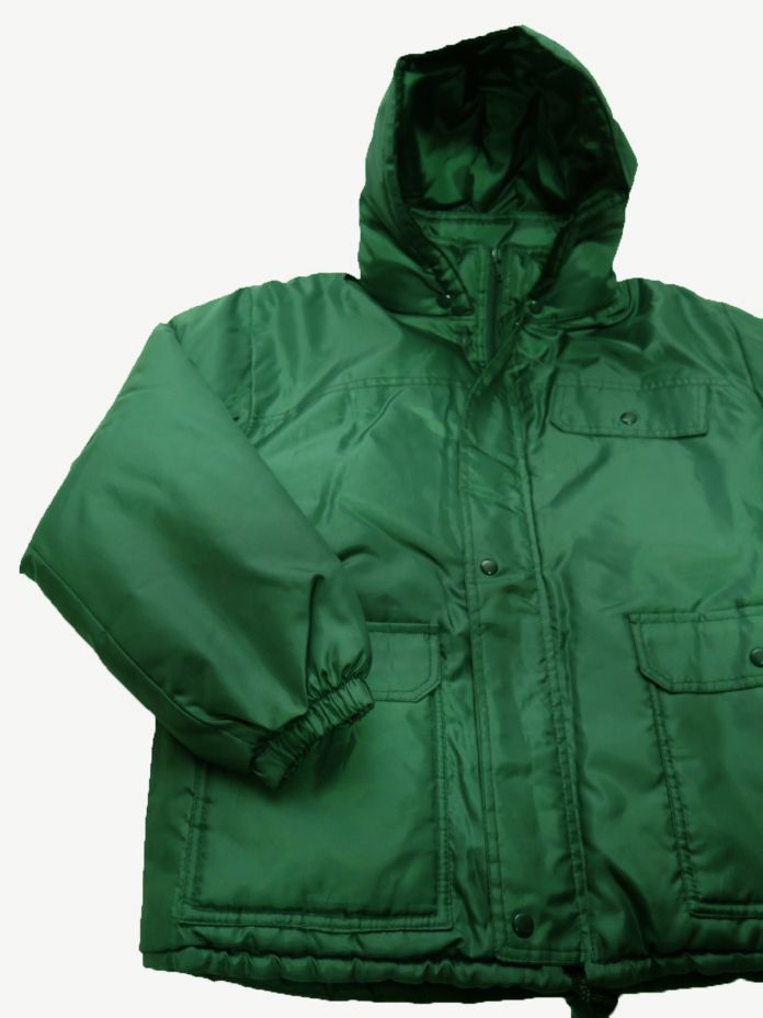 Campera Colegial Con Wata Bolsillos Con Broche