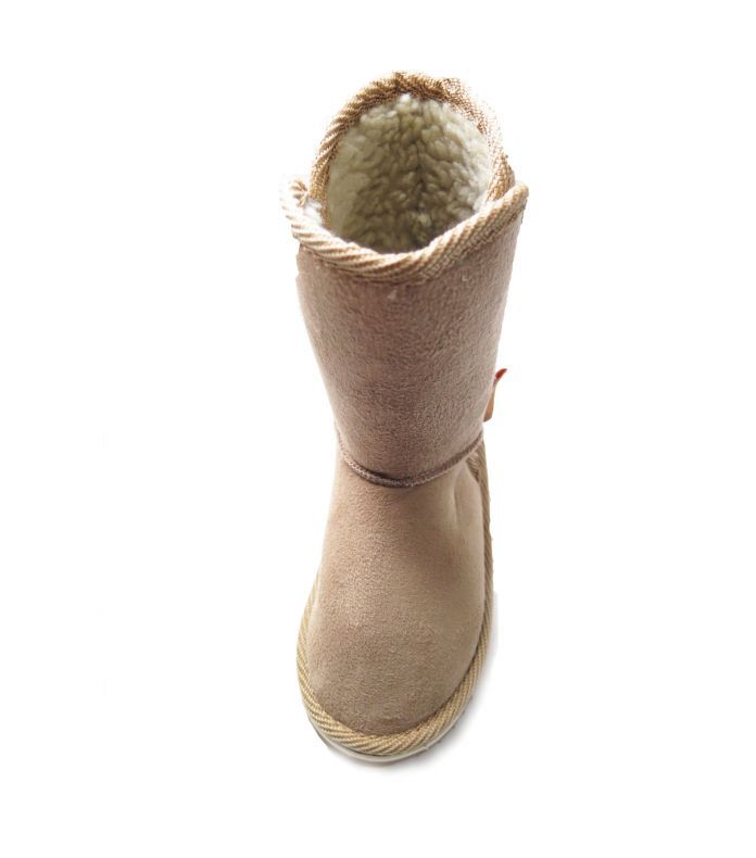 Bota tipo Barker Gamuza y Corderito - Pantubota