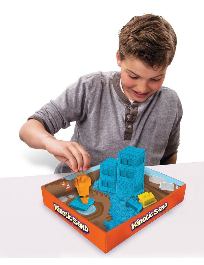 Juego de Masa Arena Kinetic Sand de Construccion