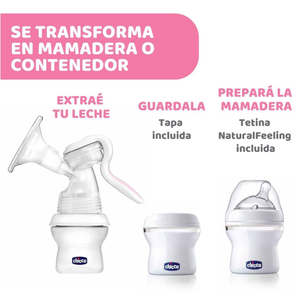 Sacaleche Manual Breast Pump