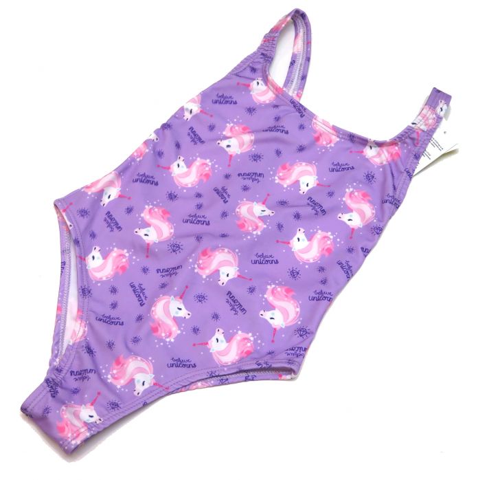 Malla de Baño Entera Estampado Unicornio