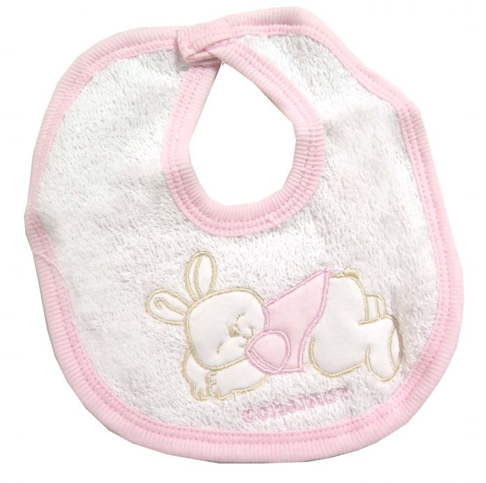 Toallon Bordado Con Babero Haciendo Juego