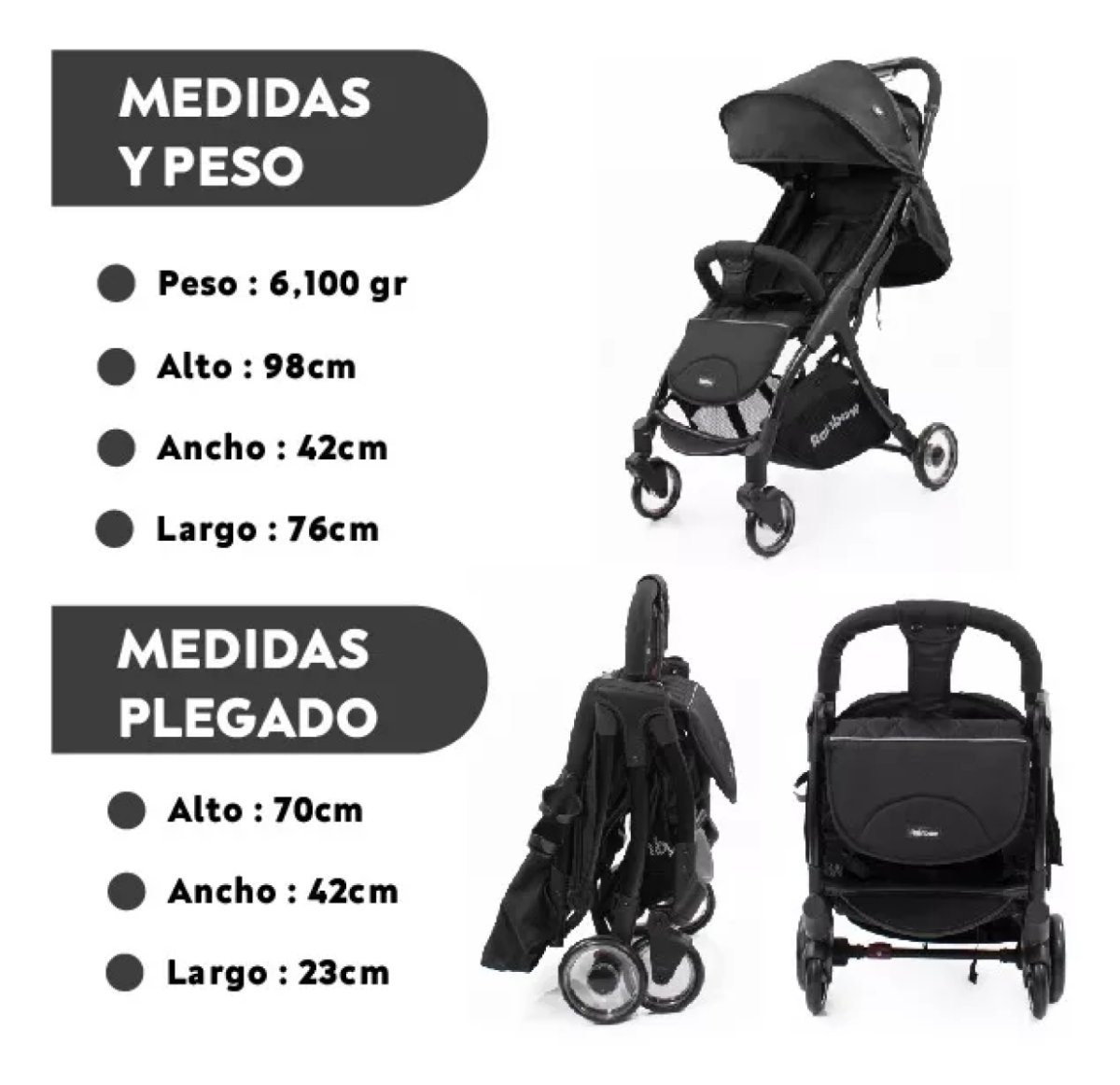 Cochecito De Paseo Cloe Ultracompacto Ultralivano