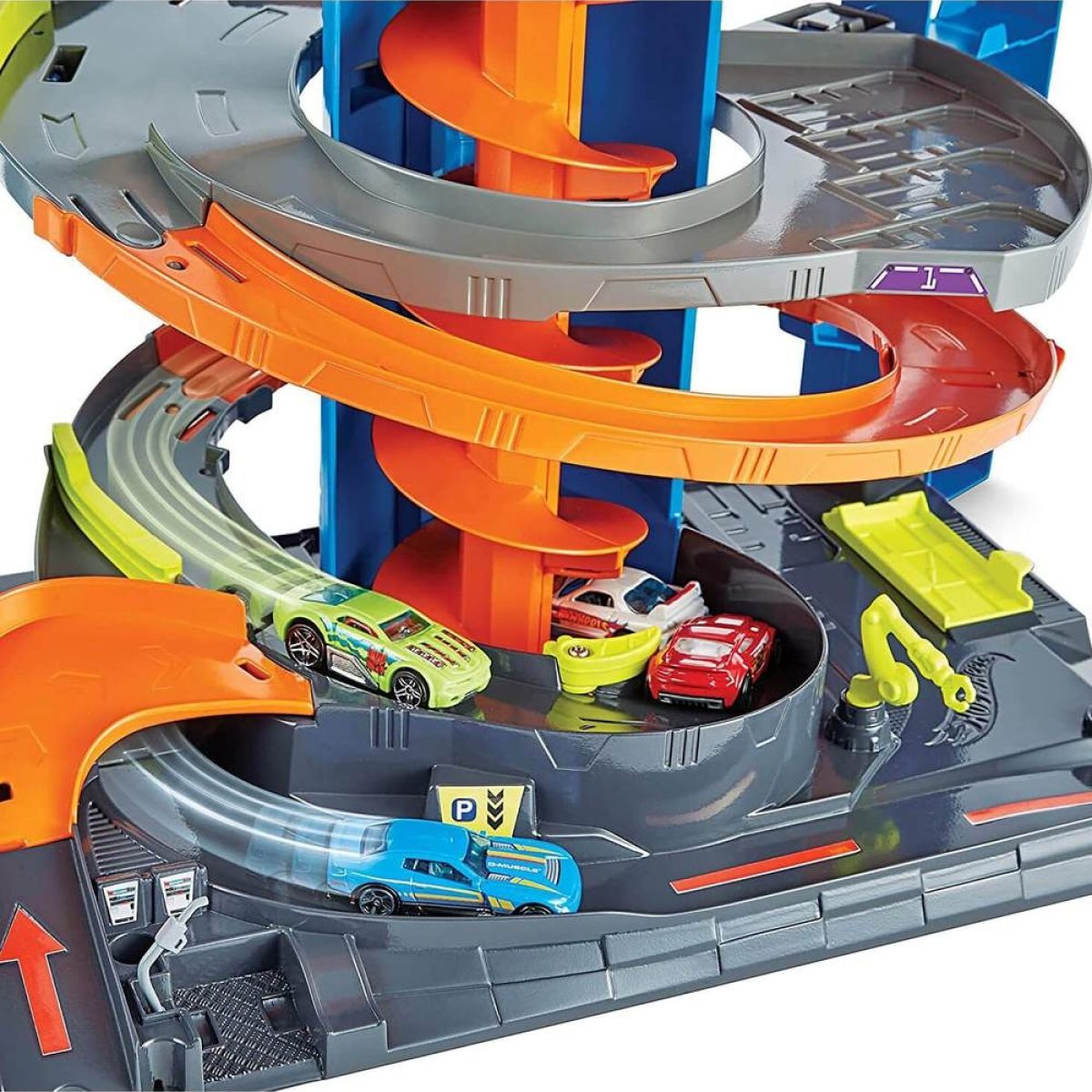 Hot Wheels City Mega Garage - Incluye Un Auto