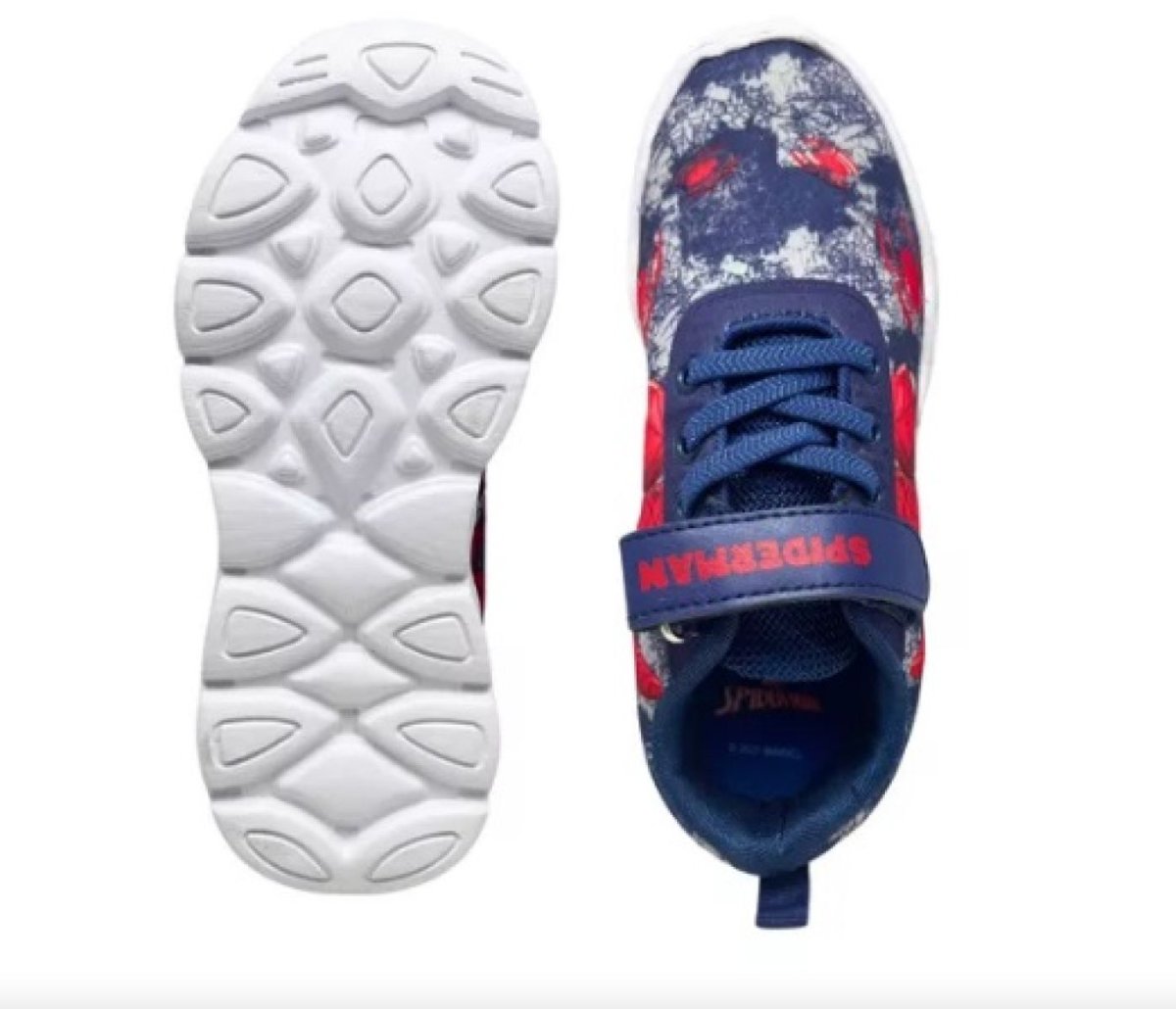 Zapatillas Spiderman Hombre Araña Con Luz Led, velcro y Cordon