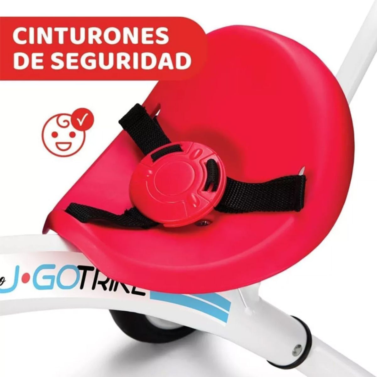 Triciclo Infantil U Go 2 En 1 Con Barra De Arrastre