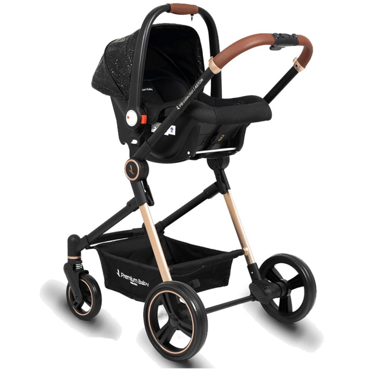 Cochecito Travel System 3 En 1 Moises Con Huevito Y Base - Premium 200
