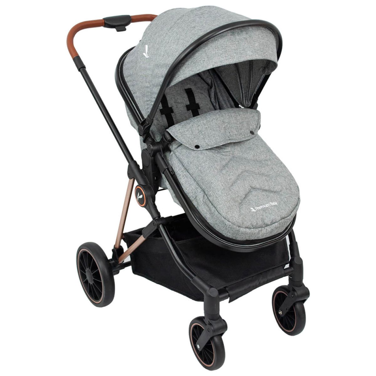 Cochecito Premium 100 Infantil 3 En 1 Moises Con Huevito