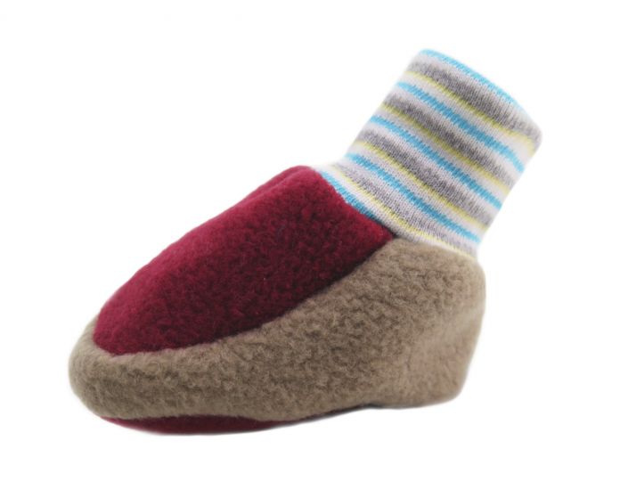 Botita Polar 0 a 6 Meses Combinada con Puño