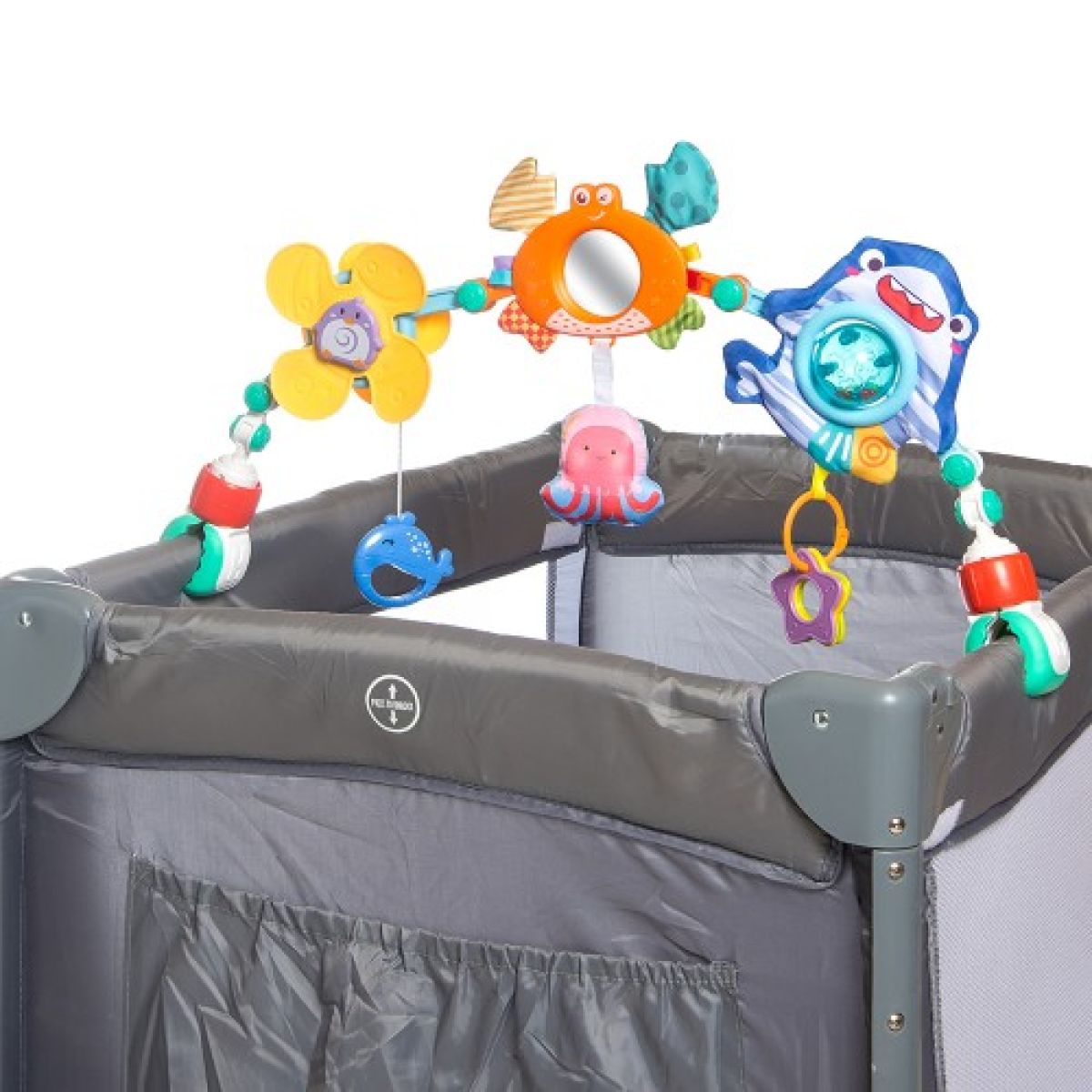 Barral De Juguetes Para Huevito / Cochecito / Cuna - Arco de Actividades - Tira