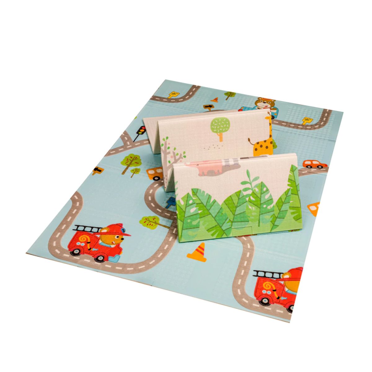 Alfombra Antigolpes Plegable Infantil Reversible 180 Cm X 120 Cm X 0.8 Cm