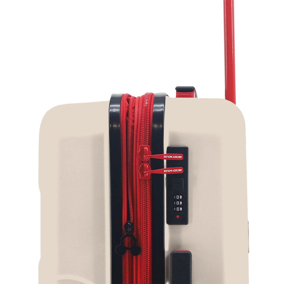 Valija Mediana Mickey Mouse Bajo Relieve - 24 Pulgadas - 100% ABS