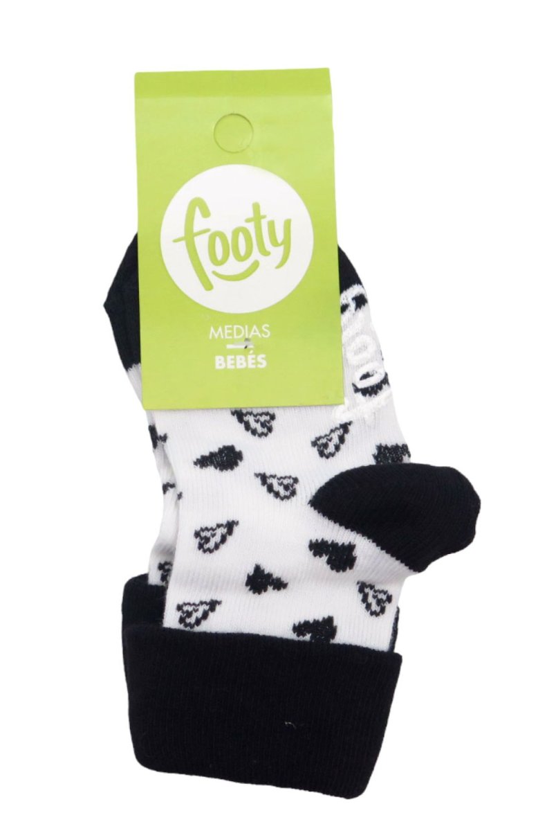 Media estampada fantasia con puño