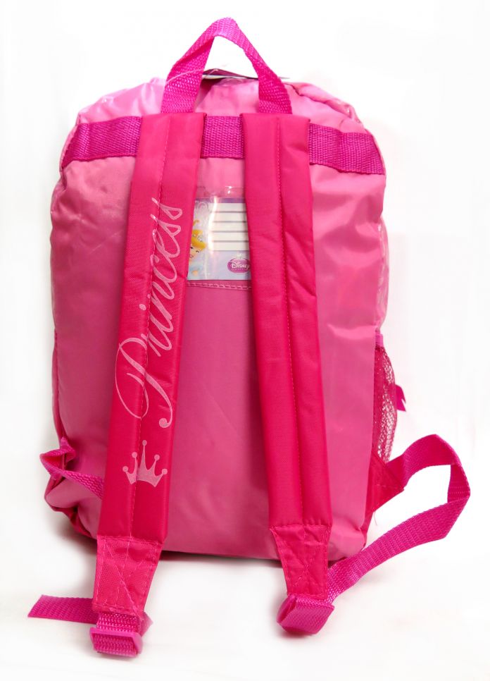 Mochila Princesas Espalda con bolsillo delantero