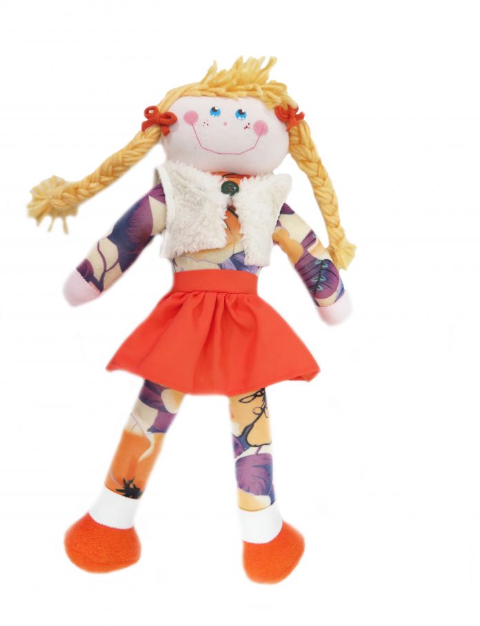 Muñeca de Trapo Patas Largas Mediana