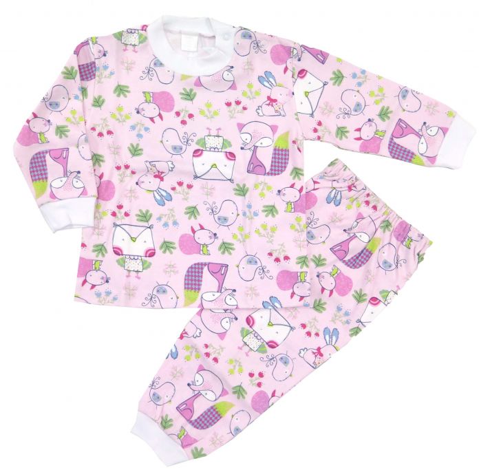 Pijama Con Broches Estampadas Nena