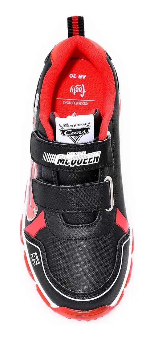 Zapatilla Cars Velcro - Luz Al Pisar