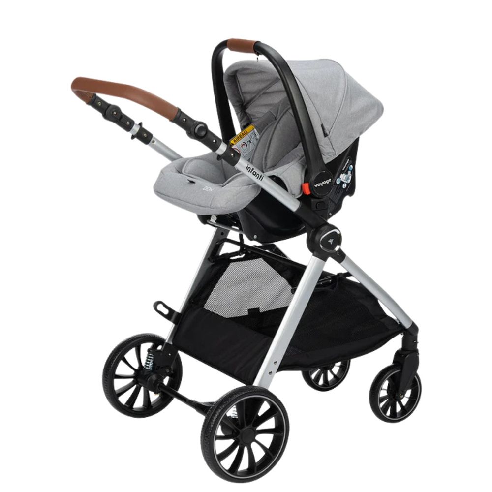 Romanzo Cochecito Infantil 3 en 1 Travel System Con Huevito Y Base Isofix moises