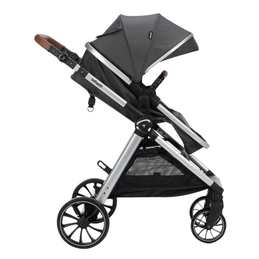 Romanzo Cochecito Infantil 3 en 1 Travel System Con Huevito Y Base Isofix moises