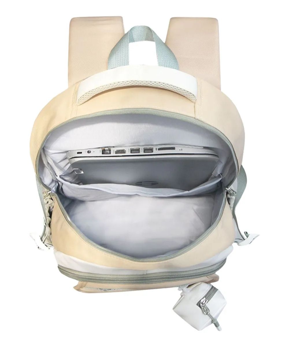 Mochila Espalda Influencer + Cartuchera - 18 Pulgadas