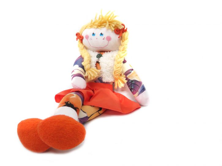 Muñeca de Trapo Patas Largas Mediana