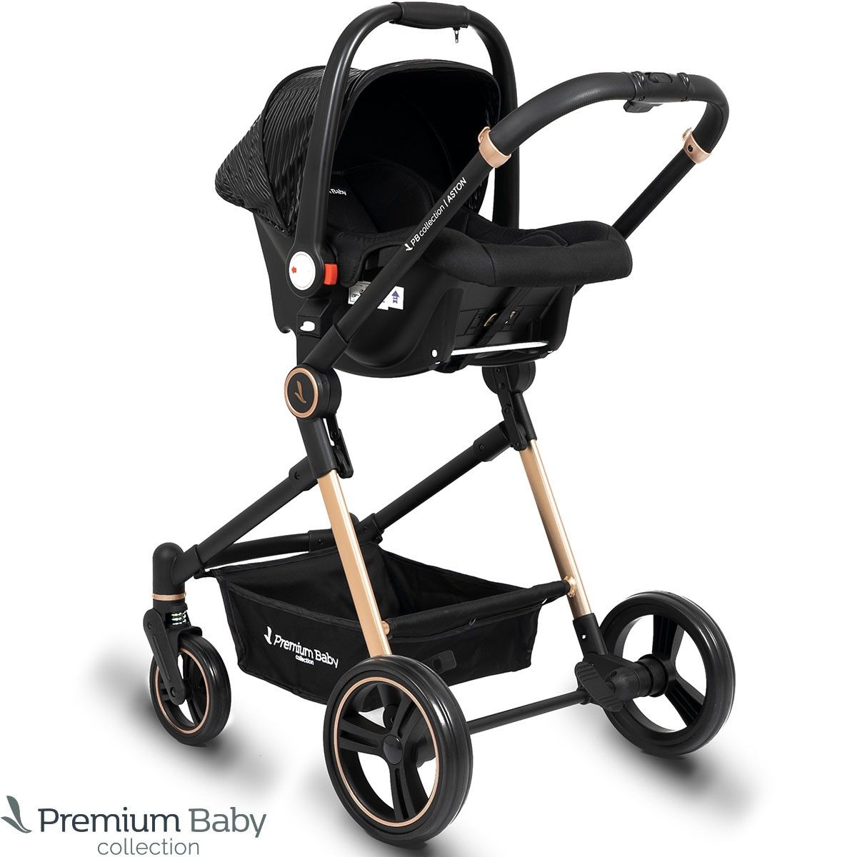Cochecito Travel System 3 En 1 Moises Con Huevito Y Base Aston Collection
