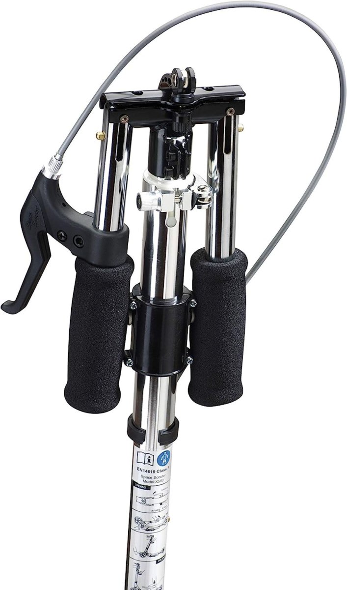 Space Scooter Con Freno Suspencion Neumática Y Plegado Compacto -OUTLET