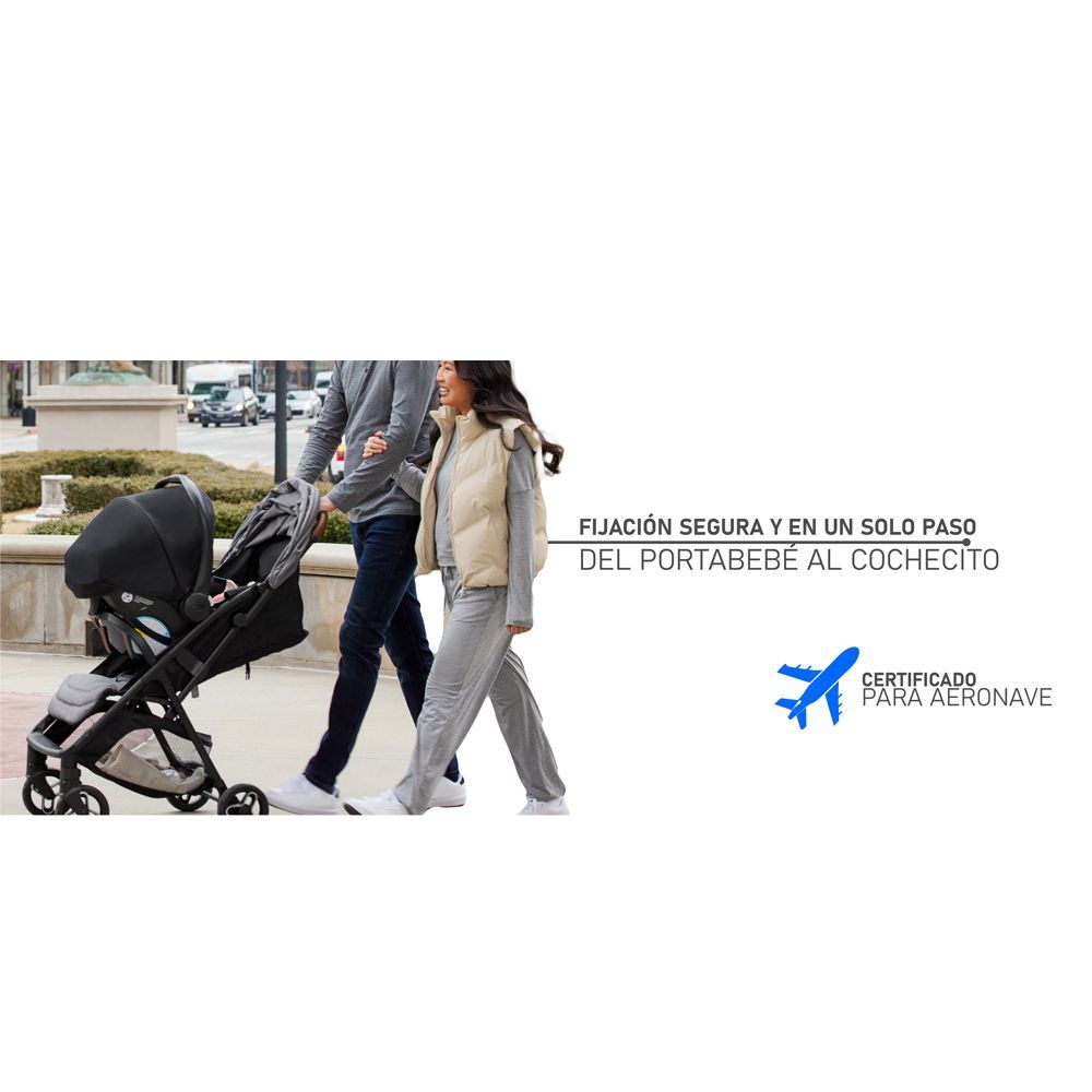 Ready2jet cochecito con huevito con base Isofix (Latch)