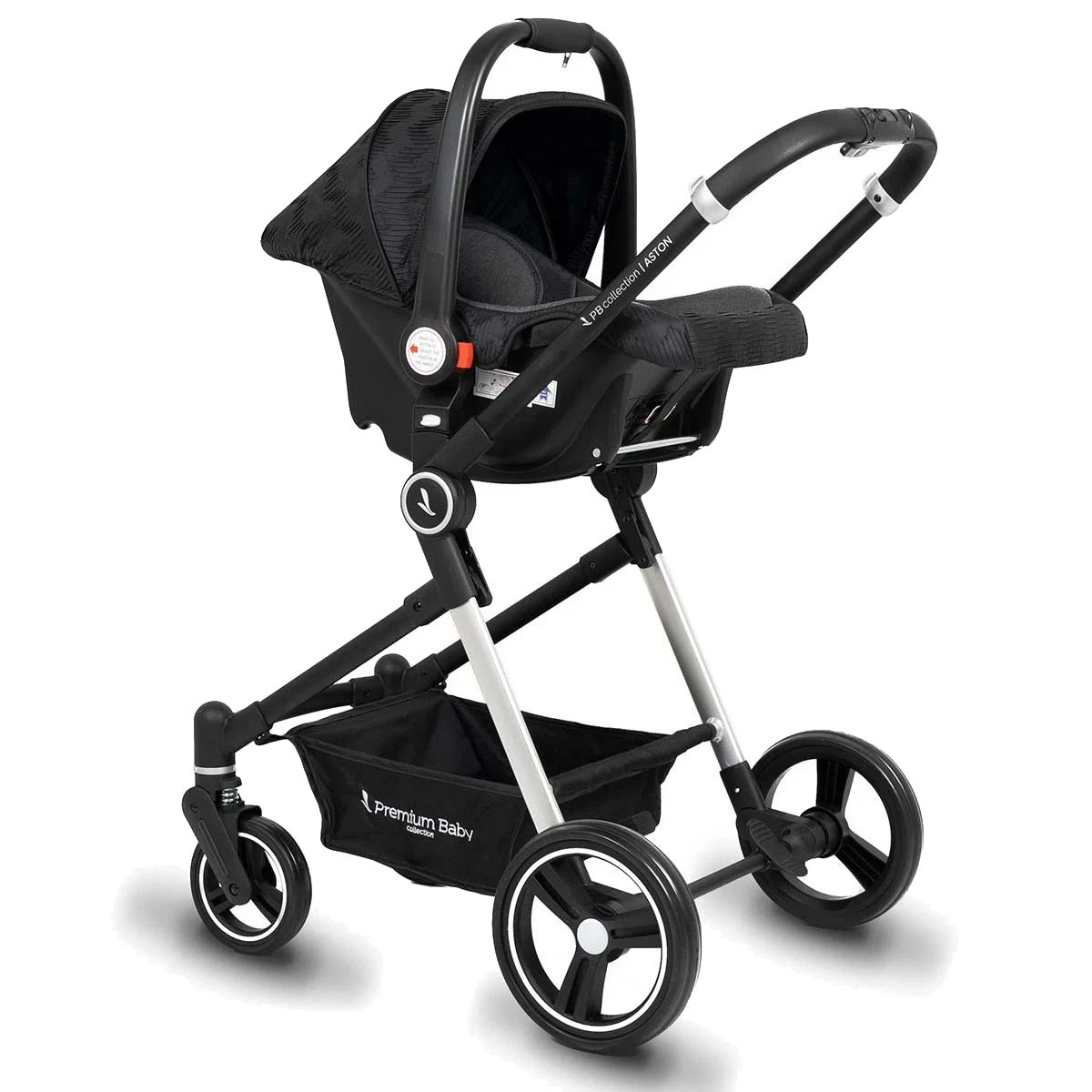 Cochecito Travel System 3 En 1 Moises Con Huevito Y Base Aston Collection