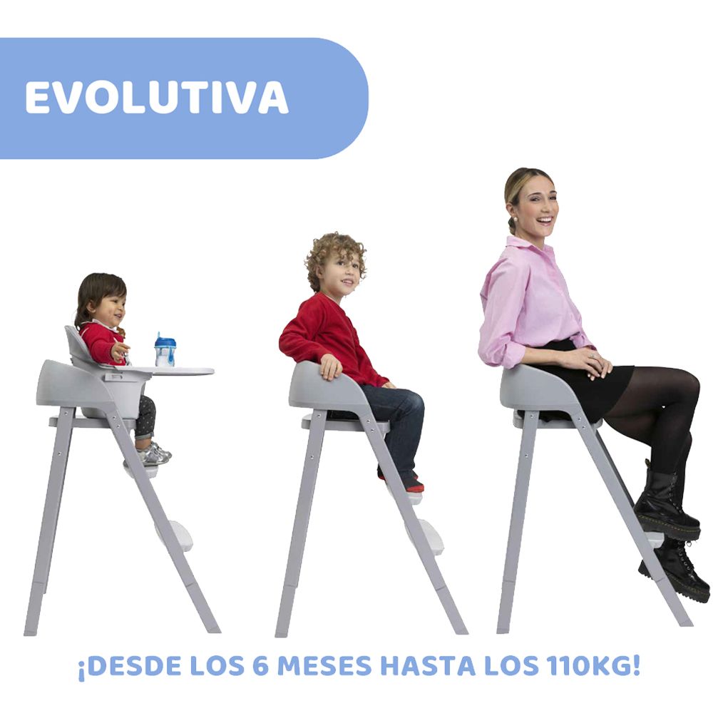 Crescendo Up Silla De Comer Evolutiva Hasta 110 Kg.