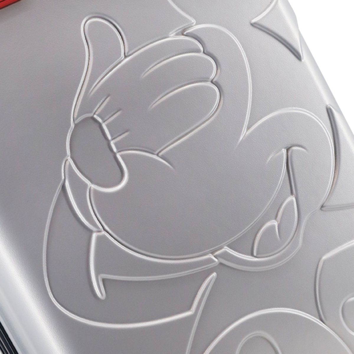 Valija Carry On Mickey Mouse Bajo Relieve - 20 Pulgadas - 100% ABS
