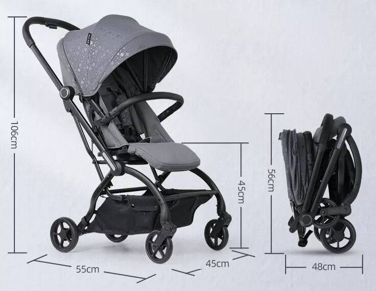 TWIST - Cochecito Giratorio Ultracompacto *PROMO* Grey