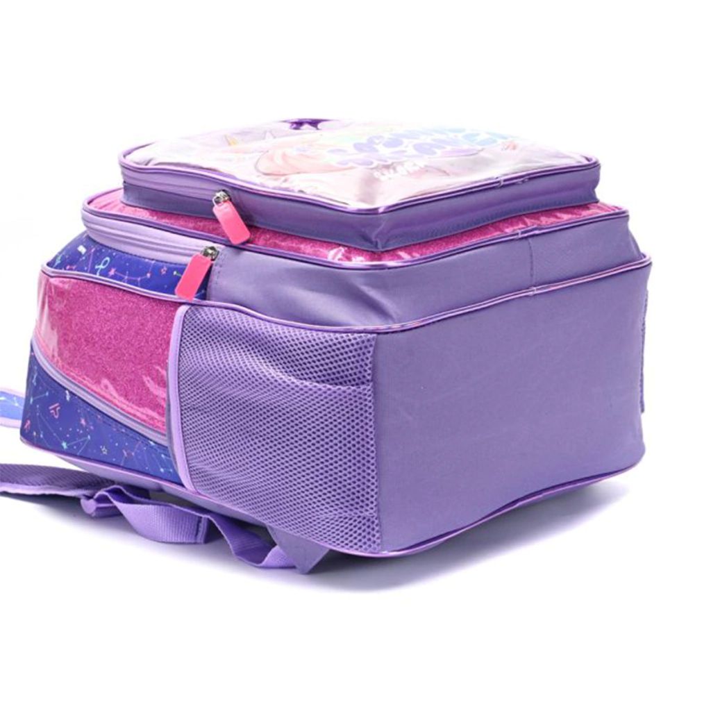 Mochila Espalda Escolar Unicornio con Brillos