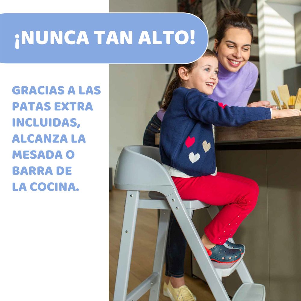 Crescendo Up Silla De Comer Evolutiva Hasta 110 Kg.