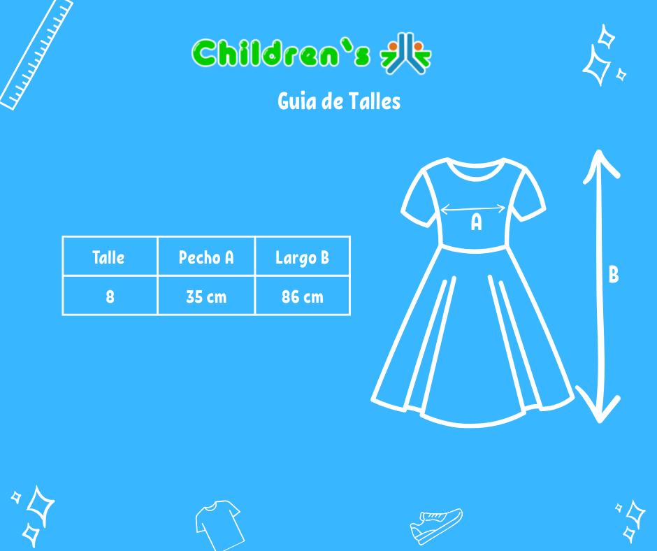 Guia de talles Vestido Comunion